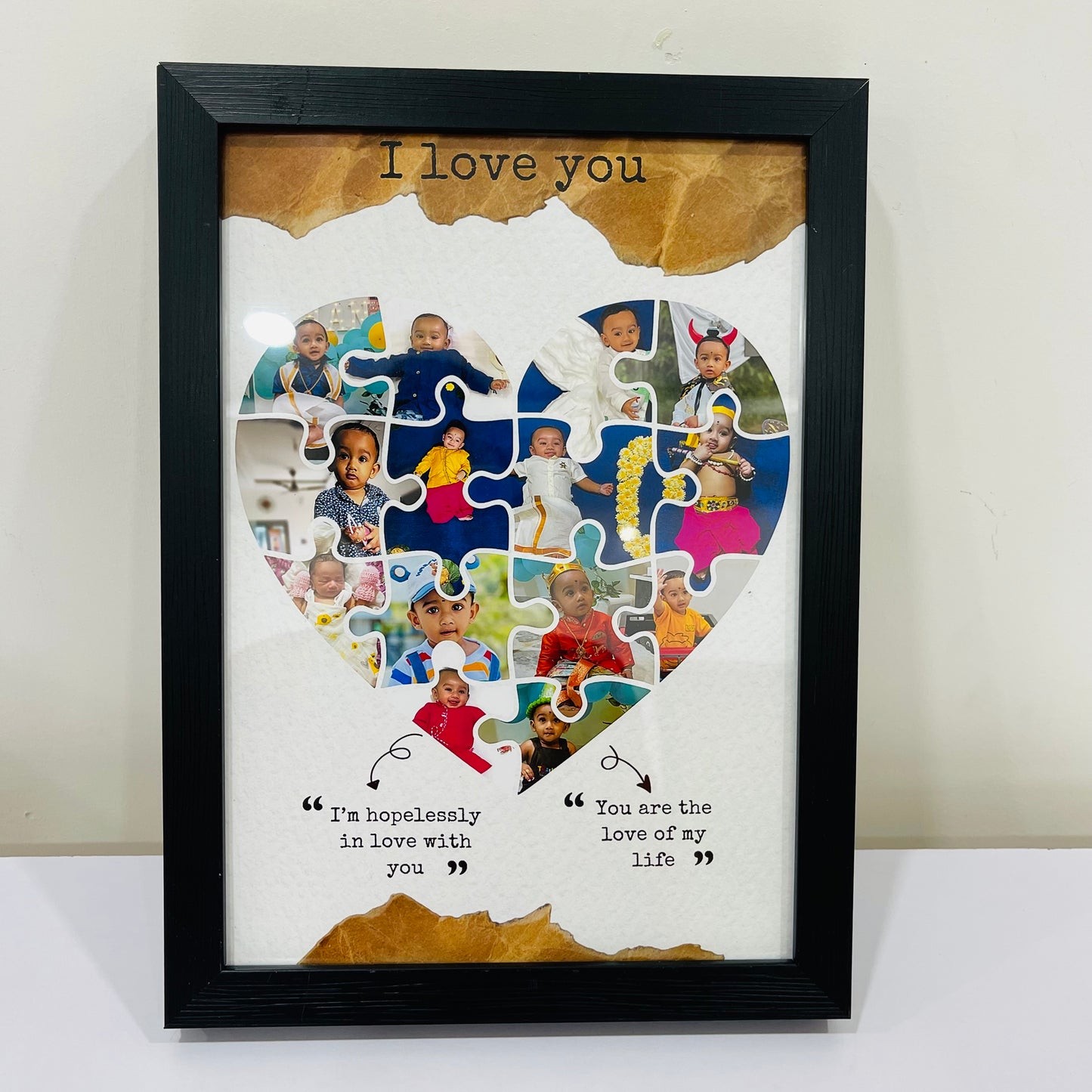 Puzzle Photo Frame