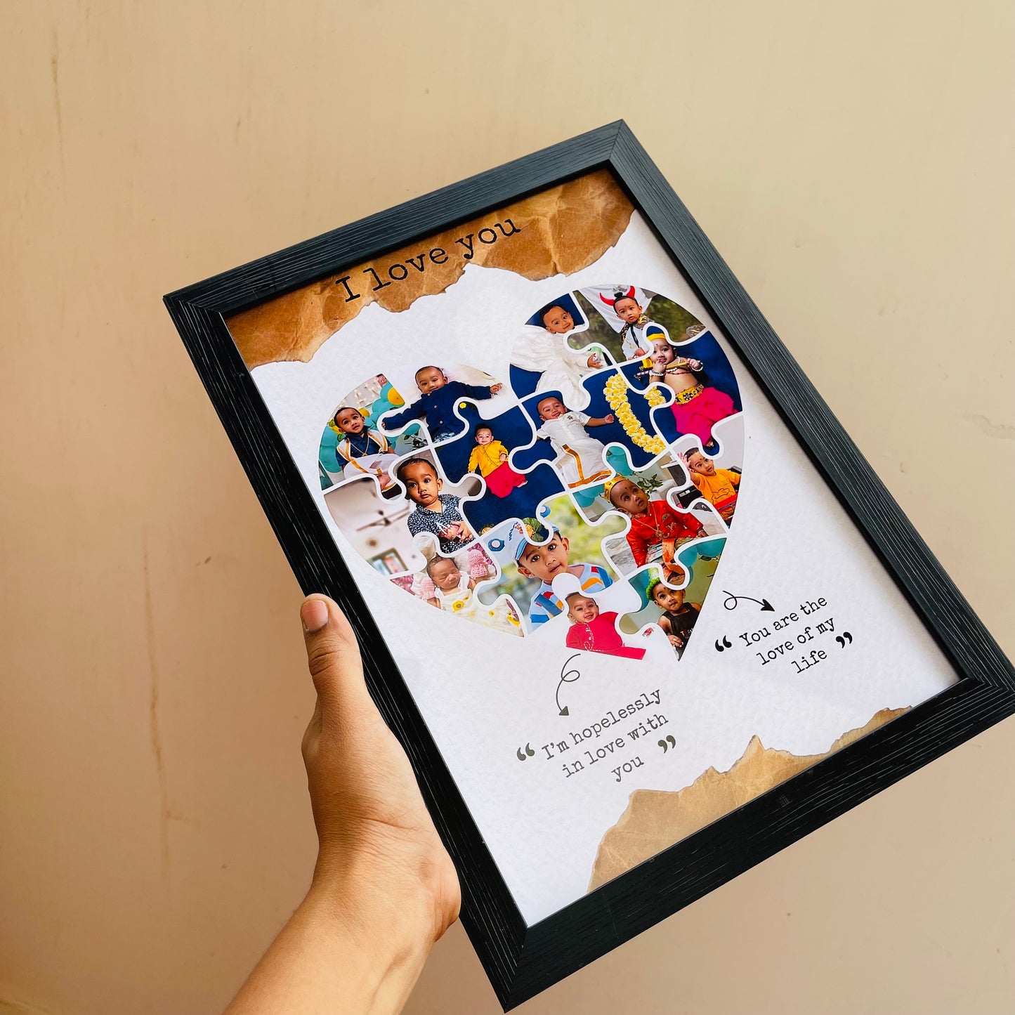 Puzzle Photo Frame