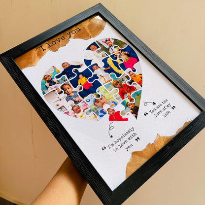 Puzzle Photo Frame