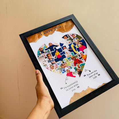 Puzzle Photo Frame